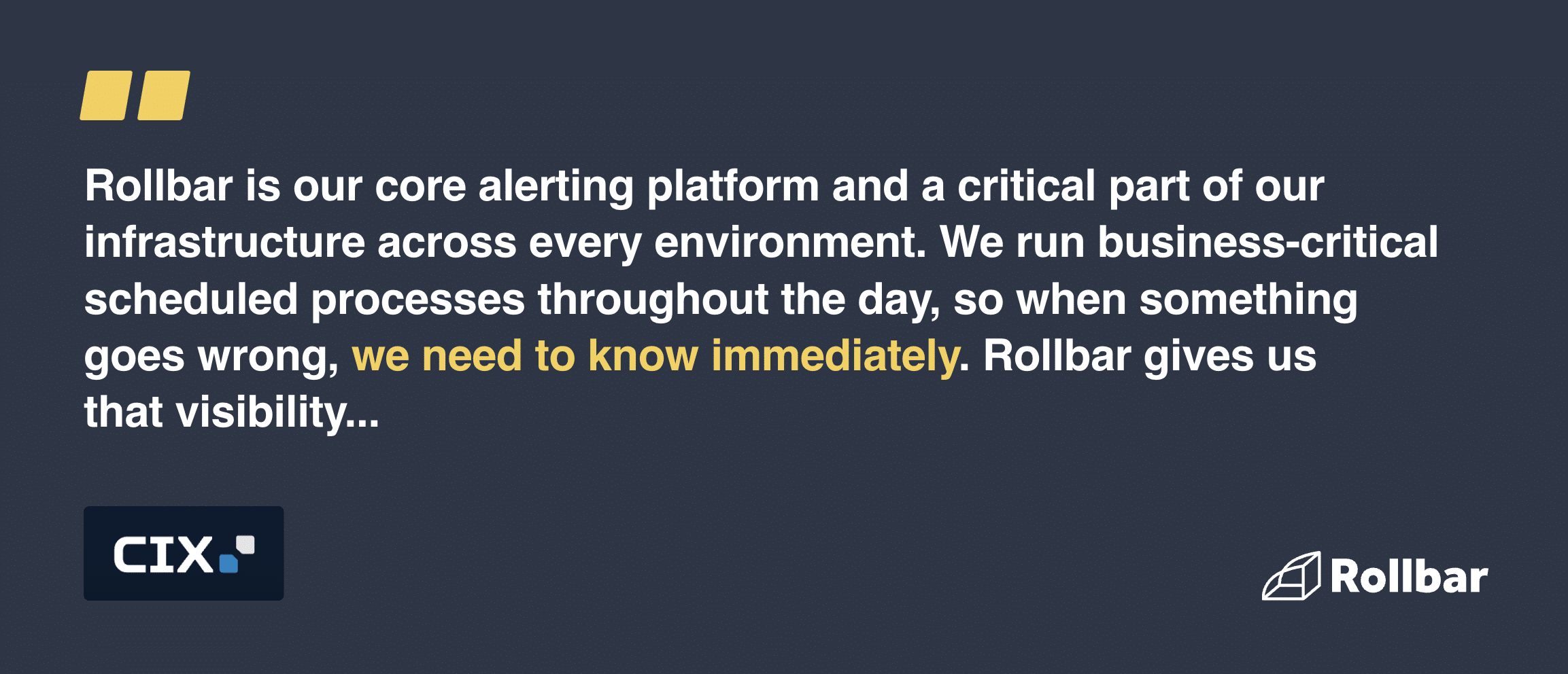 Cix’s Story with Rollbar