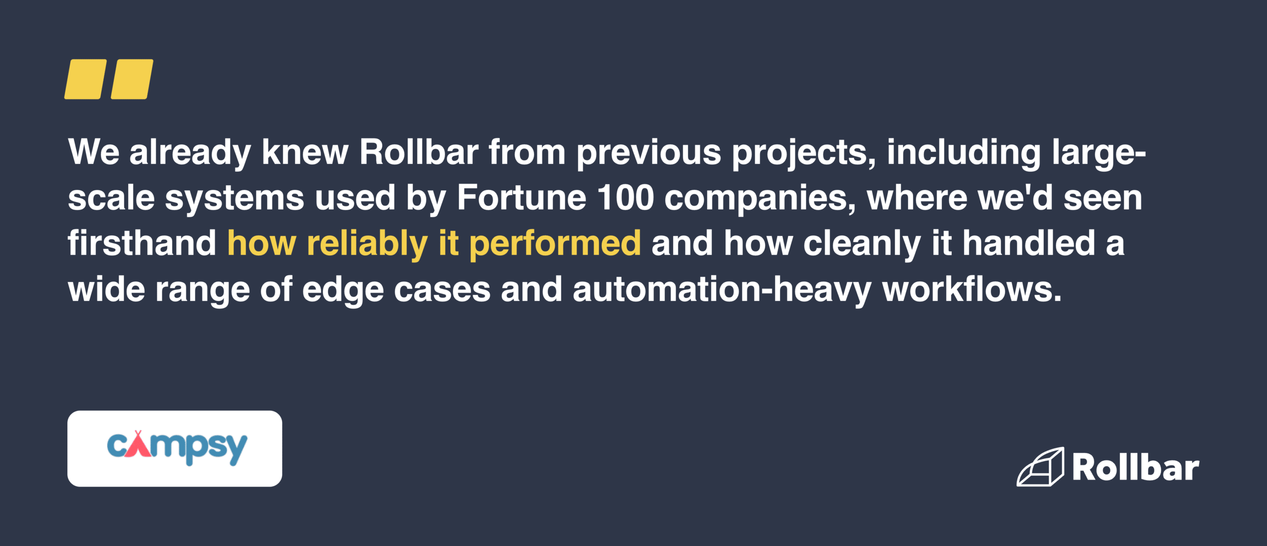 Campsy’s Story with Rollbar