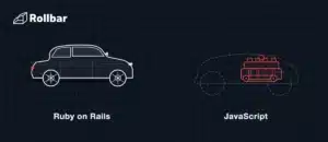Ruby on rails vs JavaScript
