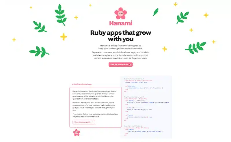 Hanami ruby framework