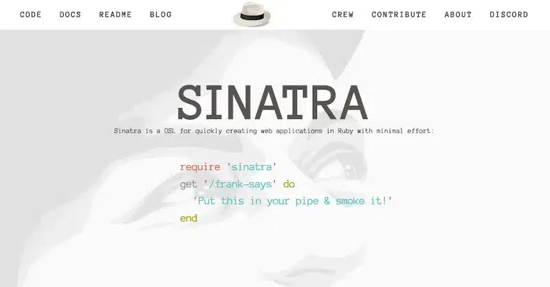 Sinatra ruby framework